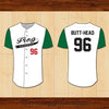 Frog Baseball 96 Butt-Head Baseball Jersey by Morrissey&Macallan - borizcustom