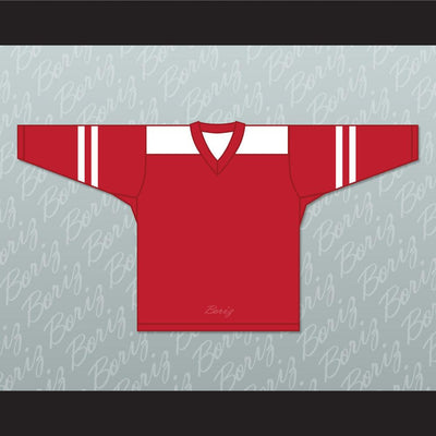 Tyler Durden Inspired Hockey Jersey Stitch Sewn - borizcustom