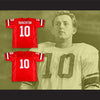 Fran Tarkenton 10 Georgia Red Football Jersey