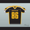 Gotham Rogues Hines Ward 86 Black Football Jersey Stitch Sewn New - borizcustom