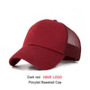 GROUP JUMP Glitter Ponytail Baseball Cap Women Snapback Caps Women's Cap Female Sequins Shine Summer Hats Mesh Trucker Dad Hat
