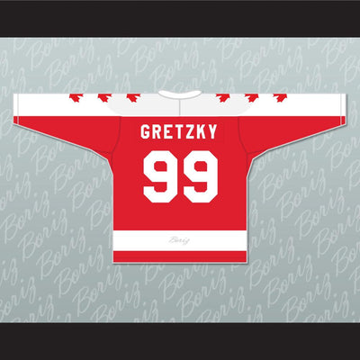 Wayne Gretzky 99 Seneca Nationals Hockey Jersey Metro Junior B Hockey League Stitch Sewn - borizcustom - 2