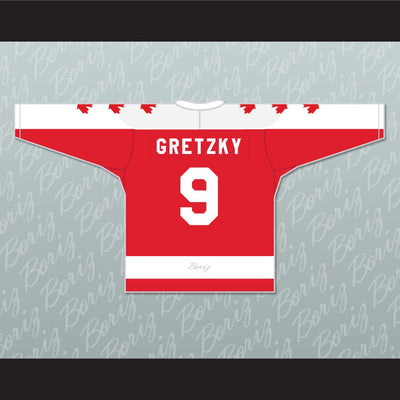 Wayne Gretzky 9 Seneca Nationals Hockey Jersey Metro Junior B Hockey League Stitch Sewn - borizcustom - 2