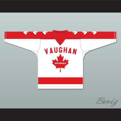 Wayne Gretzky 99 Vaughan Nationals Hockey Jersey Metro Junior B Hockey League Stitch Sewn - borizcustom - 1
