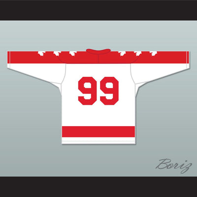 Wayne Gretzky 99 Vaughan Nationals Hockey Jersey Metro Junior B Hockey League Stitch Sewn - borizcustom - 2