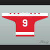 Wayne Gretzky 9 Vaughan Nationals Hockey Jersey Metro Junior B Hockey League Stitch Sewn - borizcustom - 2