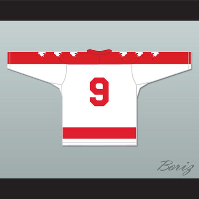 Wayne Gretzky 9 Vaughan Nationals Hockey Jersey Metro Junior B Hockey League Stitch Sewn - borizcustom - 2