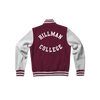 Hillman College Maroon Varsity Letterman Jacket-Style Sweatshirt A Different World
