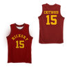 Jimmy Chitwood 15 Hickory Hoosiers High School Basketball Jersey Colors