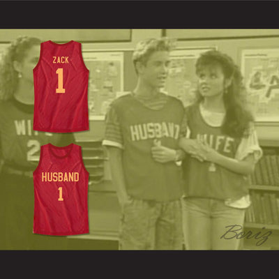 Saved By The Bell Zack Morris Husband 1 Basketball Jersey Family Roleplay - borizcustom - 3