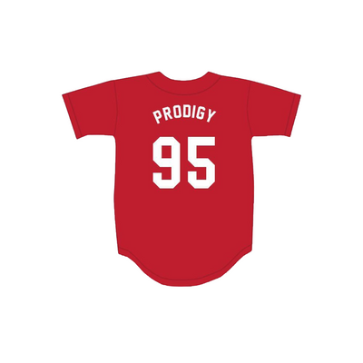 Prodigy 95 Hennessy Red Baseball Jersey