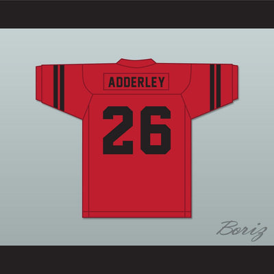 Herb Adderley 26 Northeast High School Vikings Red Football Jersey 1