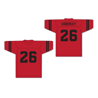 Herb Adderley 26 Northeast High School Vikings Red Football Jersey 1