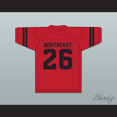 Herb Adderley 26 Northeast High School Vikings Red Football Jersey 2