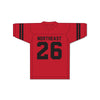 Herb Adderley 26 Northeast High School Vikings Red Football Jersey 2