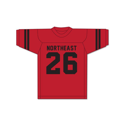 Herb Adderley 26 Northeast High School Vikings Red Football Jersey 2