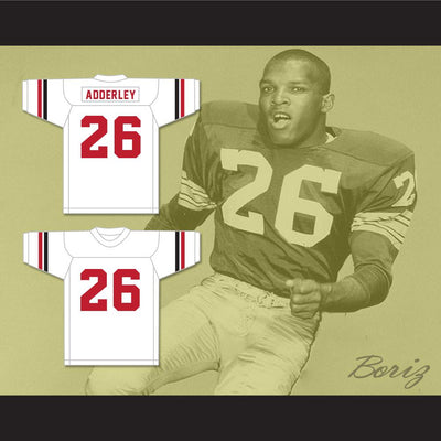 Herb Adderley 26 Northeast High School Vikings White Football Jersey 1