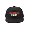 Ricky Bobby Hugalo's Pizza Logo 3 Black Baseball Hat