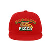 Ricky Bobby Hugalo's Pizza Logo 4 Red Baseball Hat