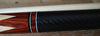 Boriz Billiards Black Leather Grip Pool Cue Stick Majestic  2FBC Series inlaid