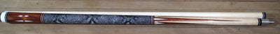 Boriz Billiards Black Leather Grip Pool Cue Stick Majestic  NB2C Series inlaid