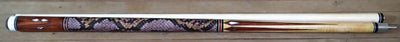Boriz Billiards Black Leather Grip Pool Cue Stick Majestic V2CF Series inlaid
