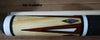 Boriz Billiards Black Leather Grip Pool Cue Stick Majestic Series inlaid Air Raider