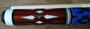 Boriz Billiards Black Leather Grip Pool Cue Stick Majestic  5F5A Series inlaid