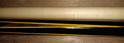 Boriz Billiards Black Leather Grip Pool Cue Stick Majestic 5XZA Series inlaid