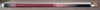 Boriz Billiards Black Leather Grip Pool Cue Stick Majestic RRXF Series inlaid