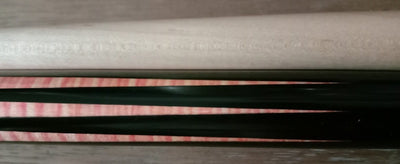 Boriz Billiards Black Leather Grip Pool Cue Stick Majestic RRXF Series inlaid