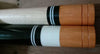 Boriz Billiards Black Leather Grip Pool Cue Stick Majestic RRXF Series inlaid