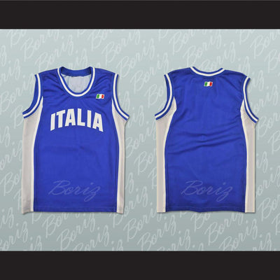 Italia Basketball Jersey Any Player or Number Stitch Sewn - borizcustom