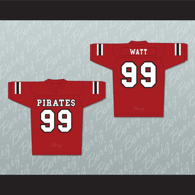 J.J. Watt 99 Pewaukee Pirates High School Football Jersey Stitch Sewn - borizcustom