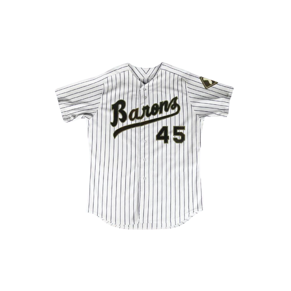 Michael Jordan 23 Parkers Little League Pinstriped Baseball Jersey