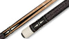 Billiards Black Leather Grip Pool Cue Stick Majestic Series inlaid Model GFO9