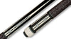 Billiards Black Leather Grip Pool Cue Stick Majestic Series inlaid Model FL3M