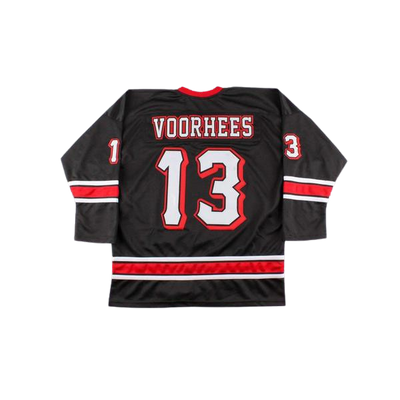 Jason Vorhees 13 Friday The 13th Black Hockey Jersey