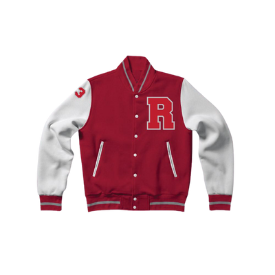 Charles Jefferson 33 Red Varsity Letterman Jacket-Style Sweatshirt Fast Times at Ridgemont High