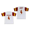 Jerry Jeudy 4 Deerfield Beach High School White Football Jersey