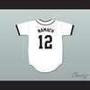 Joe Namath 12 Beaver Falls High School Tigers White Baseball Jersey