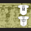 Joe Namath 12 Beaver Falls High School Tigers White Baseball Jersey