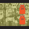 Joe Namath 24 Beaver Falls High School Tigers Orange Basketball Jersey 1