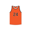 Joe Namath 24 Beaver Falls High School Tigers Orange Basketball Jersey 1