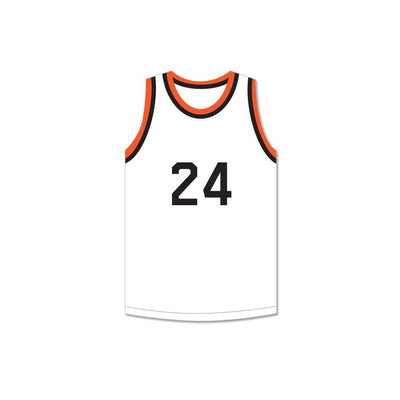 Joe Namath 24 Beaver Falls High School Tigers White Basketball Jersey 1