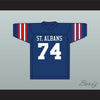 Jonathan Ogden 74 St. Albans School Bulldogs Dark Blue Football Jersey