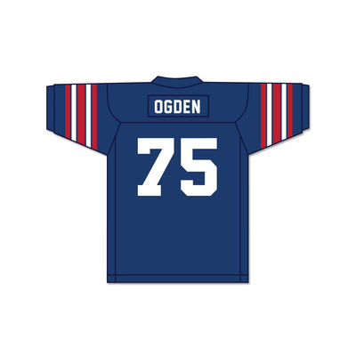 Jonathan Ogden 75 St. Albans School Bulldogs Dark Blue Football Jersey