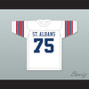 Jonathan Ogden 75 St. Albans School Bulldogs White Football Jersey