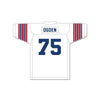 Jonathan Ogden 75 St. Albans School Bulldogs White Football Jersey