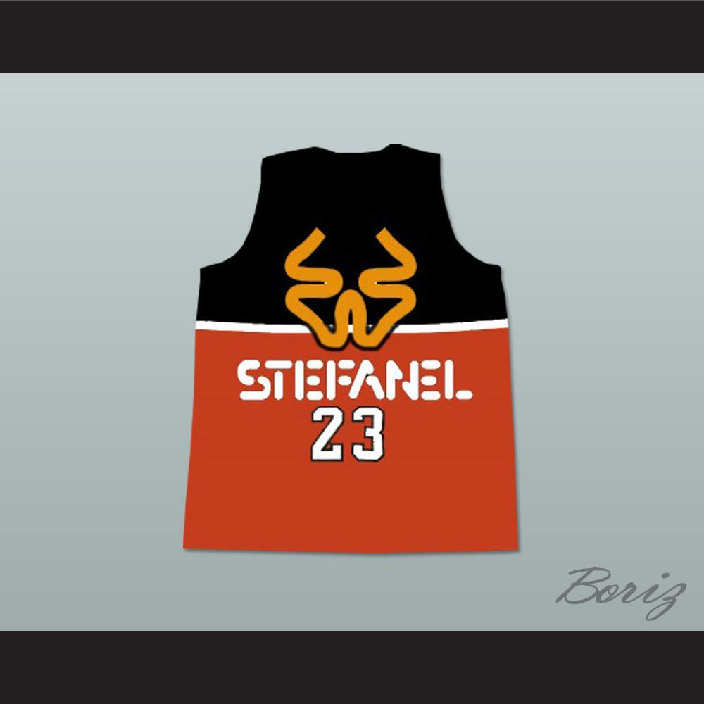 1985 Stefanel Trieste Michael Jordan Exhibition Game Basketball Jersey - borizcustom